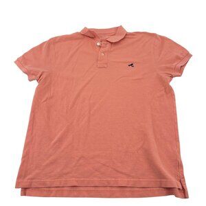J. Crew Men's Coral Polo Casual Short Sleeve Shirt Medium